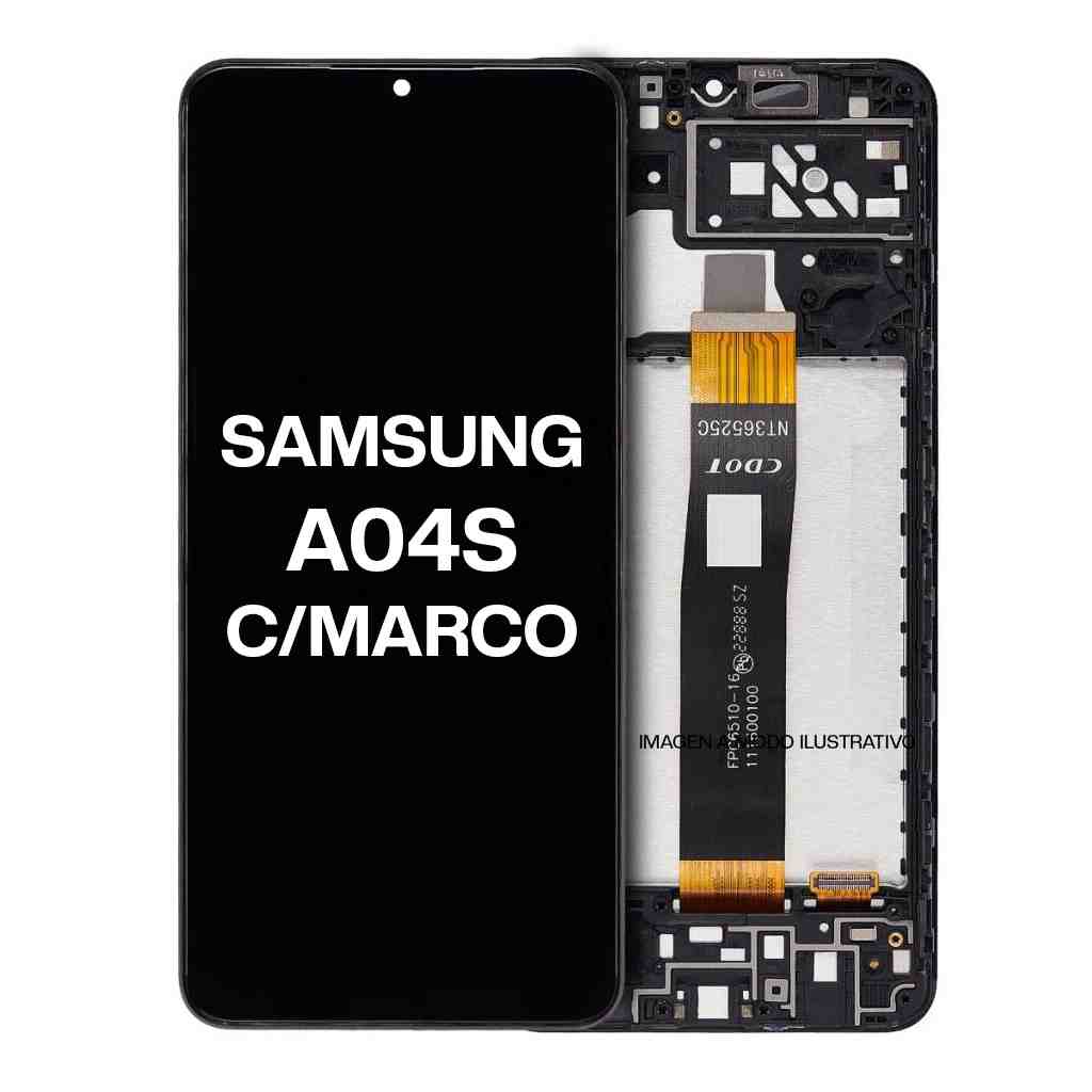 MODULO SAMSUNG A04S CON MARCO